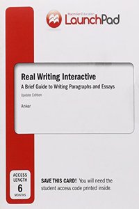 Launchpad for Real Writing Interactive (Six Month Access)