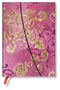 Paperblanks Polished Pearl Belle Époque Hardcover MIDI Lined Wrap Closure 144 Pg 120 GSM