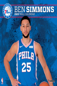 Philadelphia 76ers Ben Simmons 2022 12x12 Player Wall Calendar
