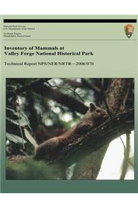 Inventory of Mammals at Valley Forge National Historical Park