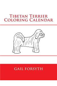 Tibetan Terrier Coloring Calendar