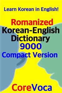 Romanized Korean-English Dictionary 9000 Compact Version