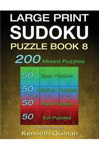 Large Print SUDOKU Puzzle Book 8