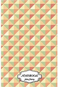 Notebook Journal Dot-grid, Graph, Lined, Blank No Lined - Triangle: Small Pocket Notebook Journal Diary: 1
