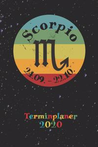 2020 Terminplaner - Sternzeichen Scorpio Skorpion