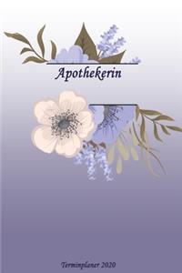 Apothekerin Terminplaner 2020