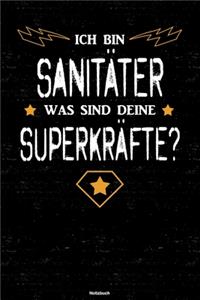 Ich bin Sanitäter was sind deine Superkräfte? Notizbuch