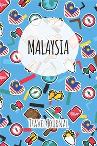 Malaysia Travel Journal: 6x9 Travel planner I Road trip planner I Dot grid journal I Travel notebook I Travel diary I Pocket journal I Gift for Backpacker