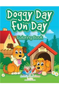 Doggy Day Fun Day Coloring Book