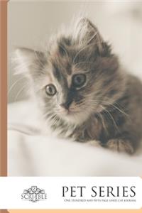 One Hundred and Fifty page lined Cat Journal