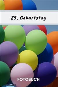 Fotobuch 25. Geburtstag Luftballon