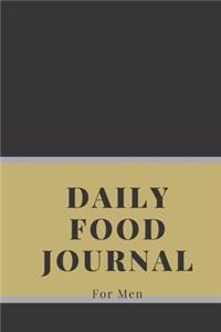 Daily Food Journal For Men