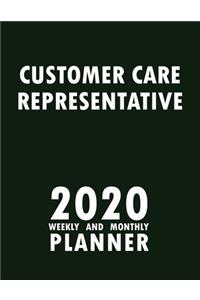 Customer Care Representative 2020 Weekly and Monthly Planner