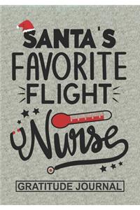 Santa's Favorite Flight Nurse - Gratitude Journal