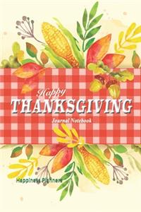 Happy Thanksgiving Journal Notebook