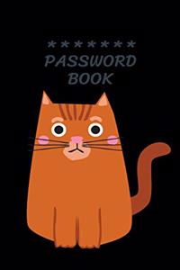 Password Book with Tabs Keeper And Organizer You All Password Cat Cover