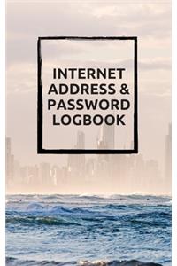 Internet Password Book with Tabs Keeper Manager And Organizer You All Password Notebook Sea