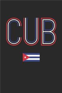 Vintage Cuba Notebook - Cuba Diary - Retro Cuban Flag Journal - Cuba Gifts