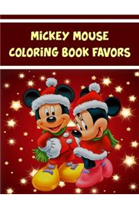 Mickey Mouse Coloring Book Favors