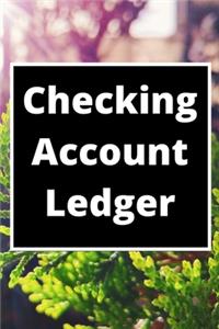 Checking Account Ledger