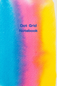 Dot Grid Notebook Abstract Notebook Large (8.5 x 11 inches) - Black Dotted Notebook/Journal 100 Dotted Pages