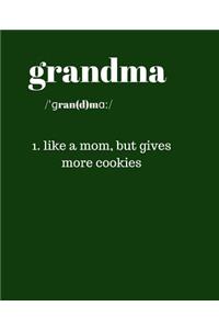 Grandma; like a mom, but gives more cookies