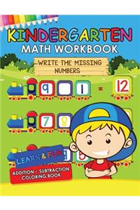 Kindergarten Math Workbook