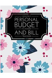 Monthly Personal Budget Planner and Bill Tracker