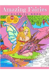 Amazing Fairies Coloring Book