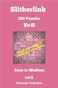 Puzzles for Brain Slitherlink - 200 Easy to Medium 10x10 vol. 5