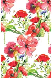 Bullet Journaling Notebook Tropical Hibiscus Floral