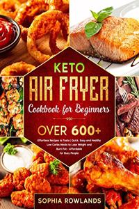 Keto Air Fryer Cookbook for Beginners