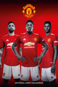 Manchester United FC 2021 Calendar - Official A3 Wall Format Calendar
