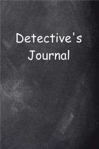 Detective's Journal Chalkboard Design