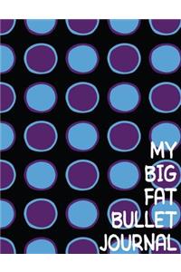 My Big Fat Bullet Journal Big Circles Purple and Blue