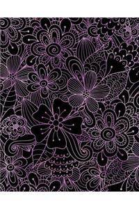 Bullet Journal Notebook Flower Pattern 7