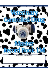 Veterinary Controlled Drug Master Record Book 1m