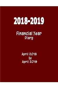 2018 - 2019 Financial Year Diary