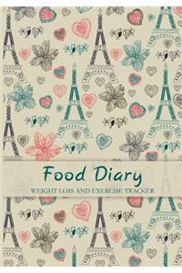 Food Diary Weight Loss and Exercise Tracker