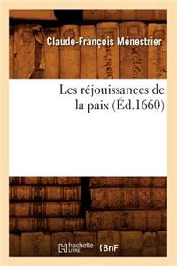 Les réjouissances de la paix (Éd.1660)