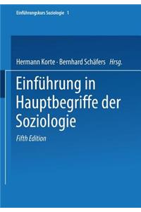 Einführung in Hauptbegriffe Der Soziologie