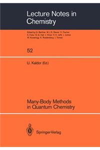 Many-Body Methods in Quantum Chemistry