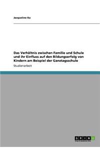 Verhältnis zwischen Familie und Schule und ihr Einfluss auf den Bildungserfolg von Kindern am Beispiel der Ganztagsschule