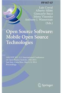 Open Source Software: Mobile Open Source Technologies