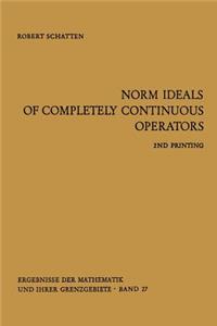 Norm Ideals of Completely Continuous Operators