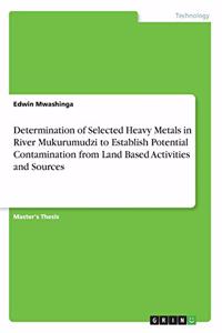 Determination of Selected Heavy Metals in River Mukurumudzi to Establish Potential Contamination from Land Based Activities and Sources