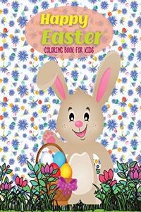 Happy Easter Coloring Book for Kids