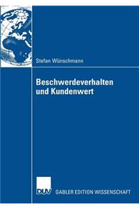 Beschwerdeverhalten Und Kundenwert