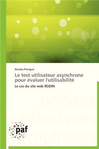 Test Utilisateur Asynchrone Pour Évaluer l'Utilisabilité