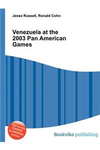 Venezuela at the 2003 Pan American Games